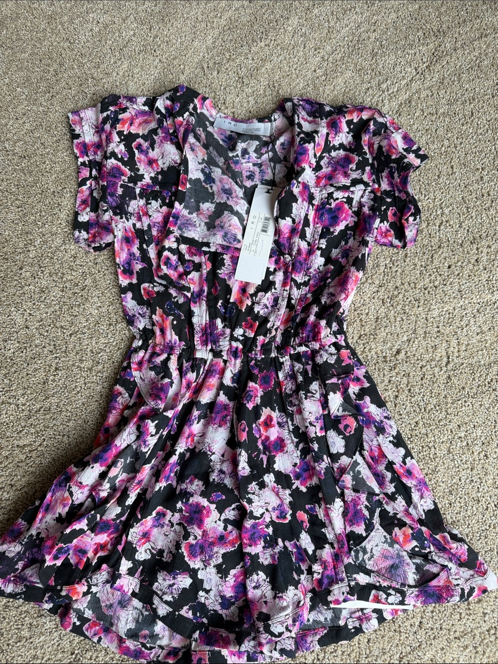 IRO Floral Romper NWT